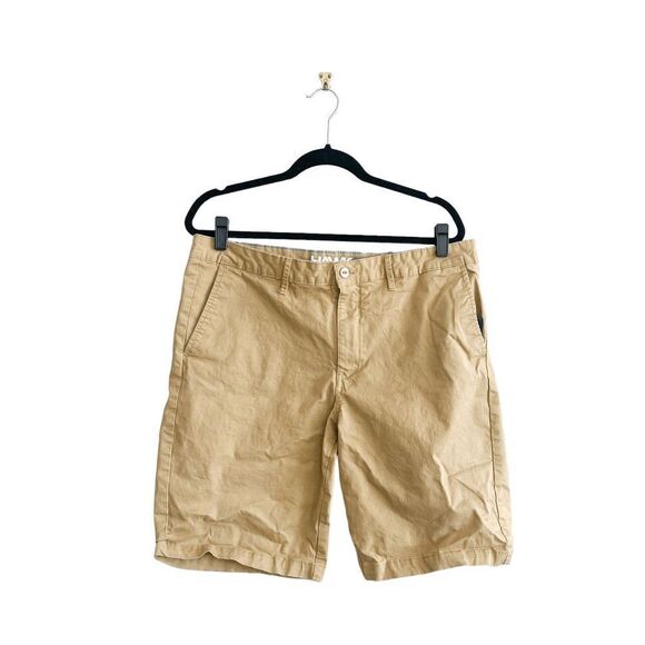 Tony Hawk Men's Chino Shorts Reflex Stretch Flat Front Gold Size 38 - Picture 1 of 7